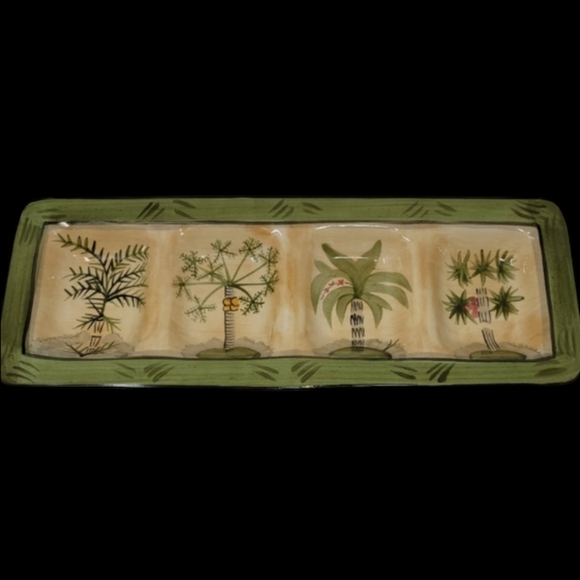 WEST INDIES 4 PART RELISH PLATE AND 7PC MUGS - Picture 8 of 10